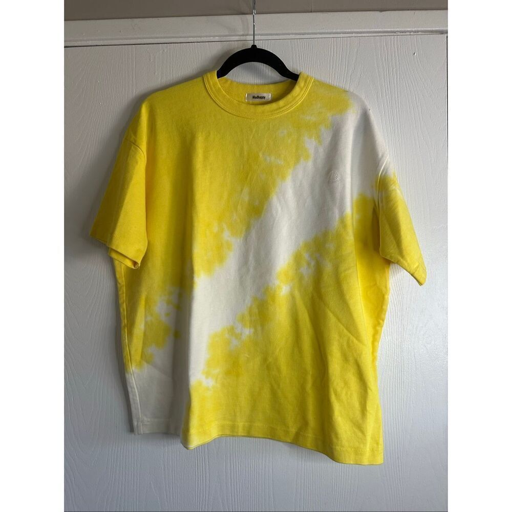 Madhappy x Snapchat Collab Yellow Tie Dye Shirt Size Medium